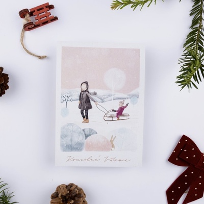 Be Nice EKO pohled Nebeská procházka růžový 1 ks – Sleviste.cz