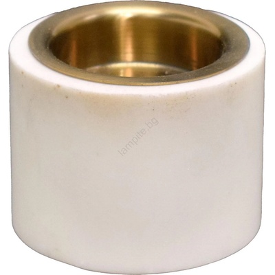 EGLO 422033 - Свещник ROUYIN 4, 5x6 см мрамор/бял (EG422033)