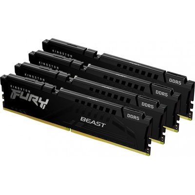 Kingston FURY Beast 64GB (4x16GB) DDR5 5200MHz KF552C40BBK4-64