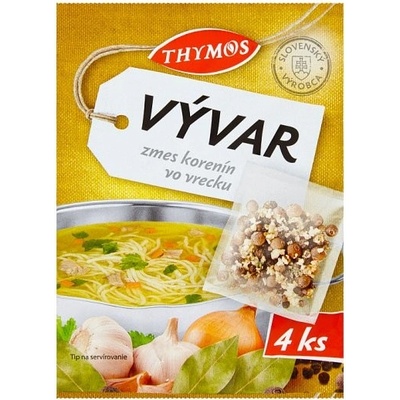 Thymos Vývar zmes korenín vo vrecku 4 x 5 g