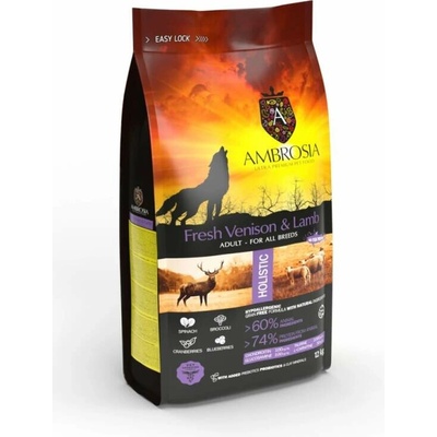 Ambrosia Fresh venison & lamb ultra premium 2 kg