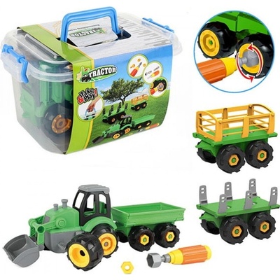 Toi Toys Traktor šroubovací v boxe