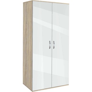 Bogdan Furniture G Двукрилен гардероб Memo. bg, модел BM-Ava 2, Гб сонома и бяло гланц