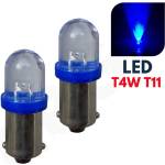  AUTOEXPRESS Комплект Led габаритни крушки Ba9S 12V 2бр синя