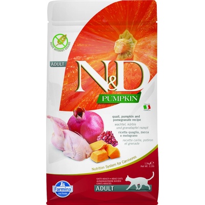 N&D CAT PUMPKIN QUAIL AND POMEGRANATE 1,5 kg