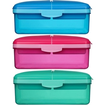 Sistema Кутия за съхранение на храна Sistema Lunch Box Quaddie, Пластмаса, 1.5 л (3965) (3965)