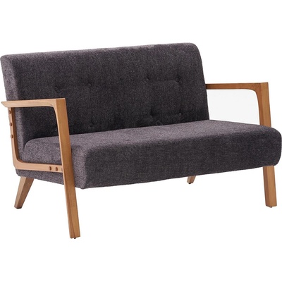 Asir Двуместен диван tumi в цвят антрацит (as3152)