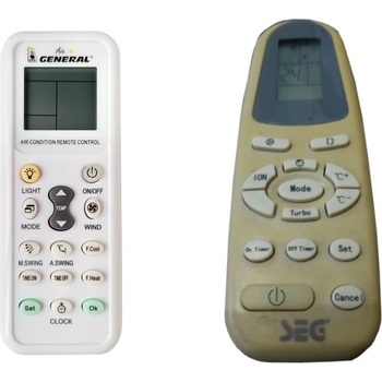 General SEG AIR CONDITIONER - съвместимо дистанционно управление на марката General (AIR CONDITIONER)