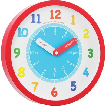 London Clock Часовник Colouring Box червен (24183)