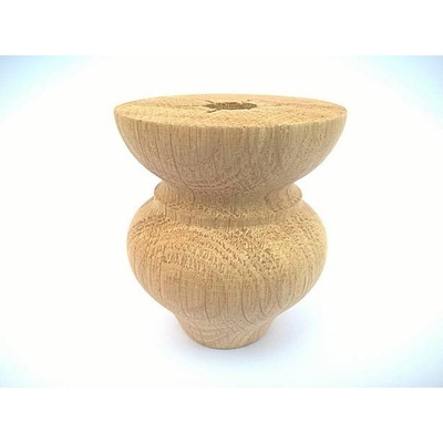 noha skříňová typ1, 75x65mm dub NOHA1db