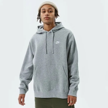 Nike Суитчър С Качулка Sportswear Club Fleece мъжки Дрехи Суичъри BV2654-063 Сив L (BV2654-063)