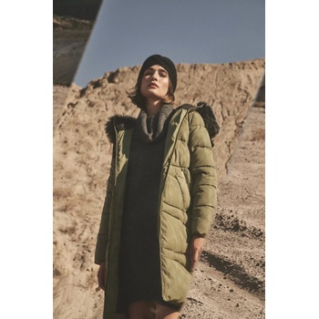 Moodo Подплатено яке с топла качулка Moodo Moodo | Zelen | ЖЕНИ | XS