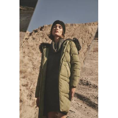 Moodo Подплатено яке с топла качулка Moodo Moodo | Zelen | ЖЕНИ | XS