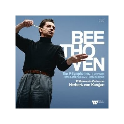 Herbert Von Karajan,Philharmonia Orchestra,Walter Gieseking - Herbert Von Karajan, Philharmonia Orchestra, Walter Gieseking - Beethoven: The 9 Symphonies, 3 Overtures, Piano Concertos Nos. 4 & 5, Miss