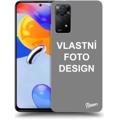 Pouzdro Picasee silikonové Xiaomi Redmi Note 11 Pro - Vlastní design/motiv černé