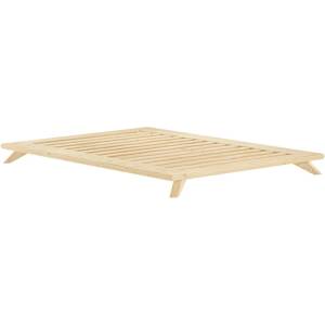 Karup Design Двойно легло от борова дървесина с решетка 180x200 cm Senza - Karup Design (129101180200)
