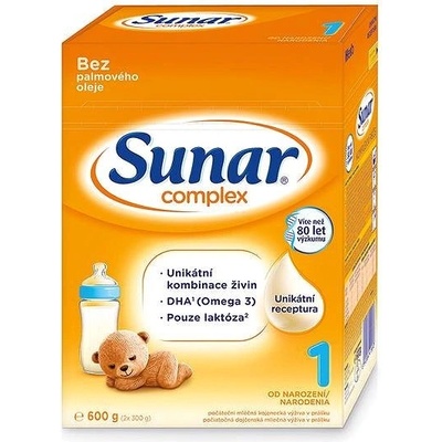 Sunar Complex 1 počáteční kojenecké mléko 600 g