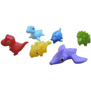 Manyuk Toys Комплект динозавърски играчки за баня - 6 броя (sq22011-1)