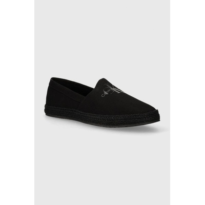 Calvin Klein Jeans espadrilky Espadrille Slipon Ml YM0YM00935 černé – Zboží Dáma