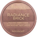 Rimmel Radiance Brick Bronzer Púdrový bronzer 002 Medium 12 g