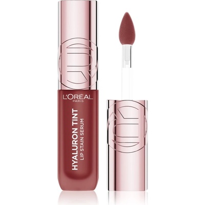 L'Oréal Hyaluron Tint Lip Stain Serum течно червило с хидратиращ ефект цвят 521 Bordeaux Please 5ml