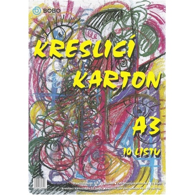 Bobo Drawing Board Skicár 10 A3 190 g