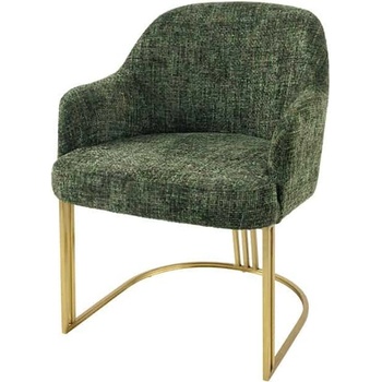 Ainnde Extravagancia tmavě zelená / zlatá žinylka 2 ks