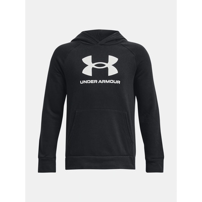 Under Armour Rival chlapčenská mikina s kapucňou čierna