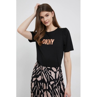 DKNY Тениска Dkny в черно (P3AHSOQX)
