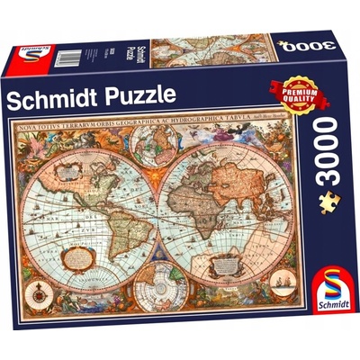Schmidt Historická mapa světa 3000 dílků