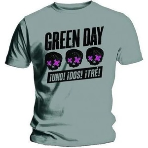 Green Day Three Heads Better Than One Тениска с къс ръкав Grey S (GDTS03MG01)