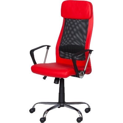 Carmen Президентски офис стол Carmen 6184 M - червен (3520162)