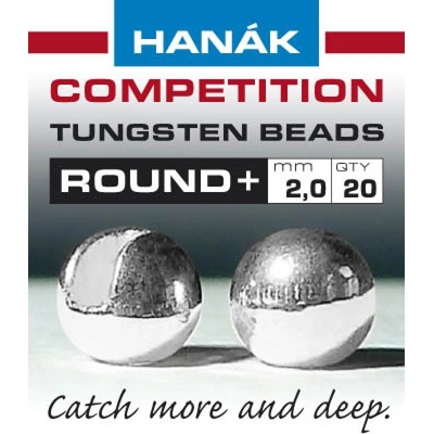 Hanák Competition Tungstenové Hlavičky Round Stříbrné 2,0 mm
