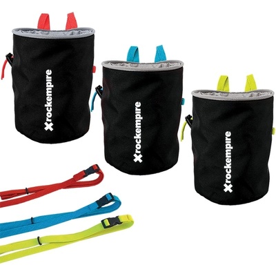 Rock Empire Chalk Bag Basic Black/Lime