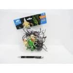 MADEJ INSECTS plastic, plastic, 6 pcs. 23x19x4 cm