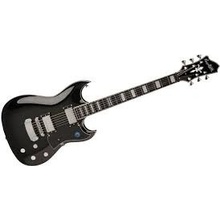 Hagstrom Pat Smear Signature Guitar - Black Gloss