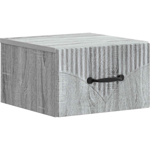 vidaXL Спален шкаф с монтаж на стена Сива сонома 34, 5 x 33 x 20 см (898947)