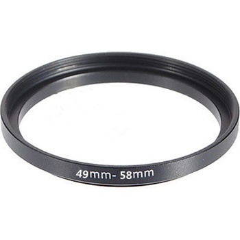 Метален преходник за филтри от 49 към 58мм