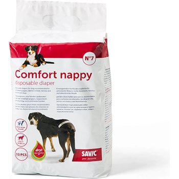 SAVIC Напи- Памперс за кучета , T7 74-84см, 12 бр