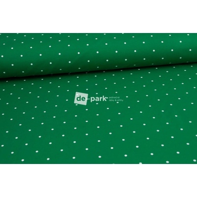 de-park Teplákovina - Puntíčky - trávově zelená - 617