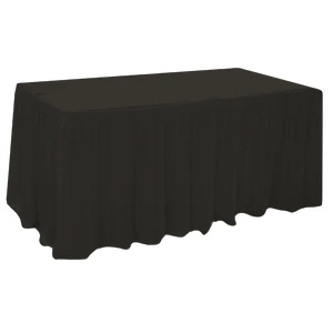 Horecano HORECANO-Драперия за маса 244x76xh76cm - BLACK L6, 40m (HC-16218) (0116218)