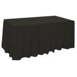 Horecano HORECANO-Драперия за маса 244x76xh76cm - BLACK L6, 40m (HC-16218) (0116218)