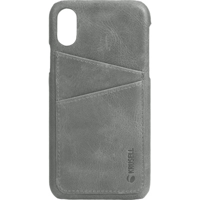 Krusell Гръб Krusell Sunne 2 Card Cover за Apple iPhone XR - Vintage Green