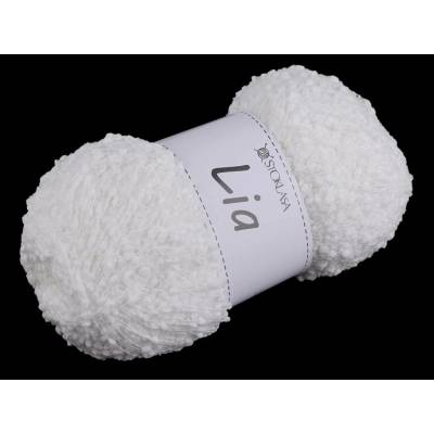Pletací příze nopková Lia 100 g Varianta: 1 bílá, Balení: 1 ks 58807/150564/271462