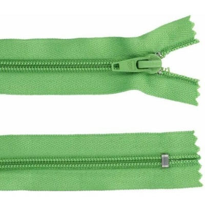 Zip spirálový nedělitelný No 4 délka 55 cm barva 39 zelená