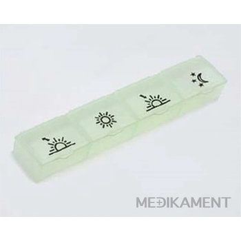 Obzor Dávkovač liekov typ 04 denný svetlo zelený 1 ks