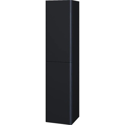 Mereo Siena, kúpeľňová skrinka 155 cm vysoká, L/P, čierna mat CN444LP