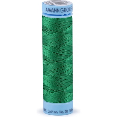 Bavlněné nitě 100 m etiketní č. 50 Triana Amann Barva: 1097 Kelly Green