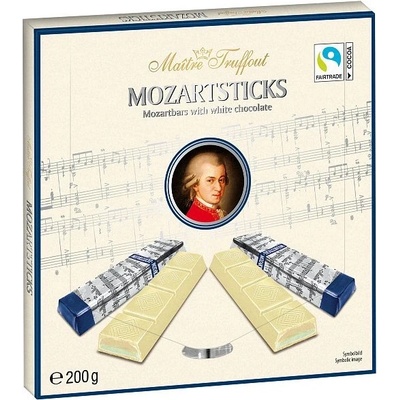Maitre Truffout Mozartsticks White Chocolate 200 g