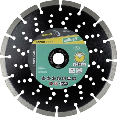 Wolfcraft diamantový rezný kotúč 230 mm 8312000
